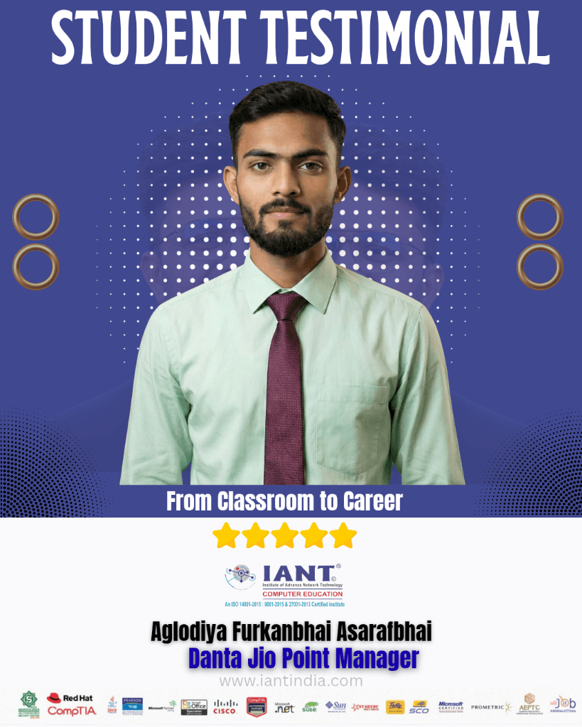 Aglodiya Furkanbhai Asrafbhai - Success story