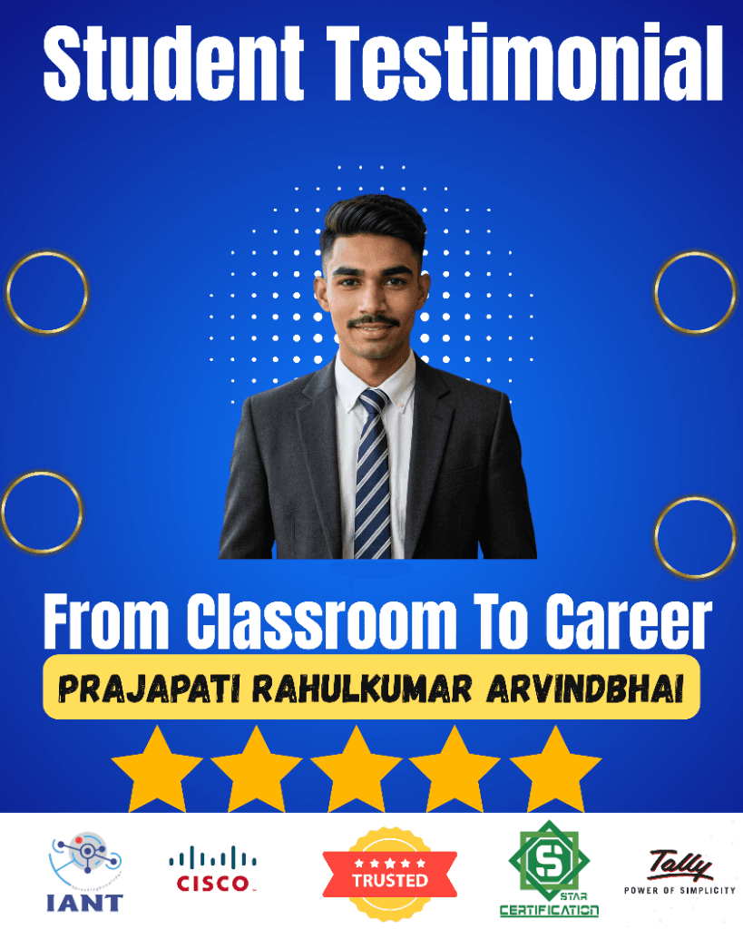 Prajapati Rahulkumar Arvindbhai - Success story