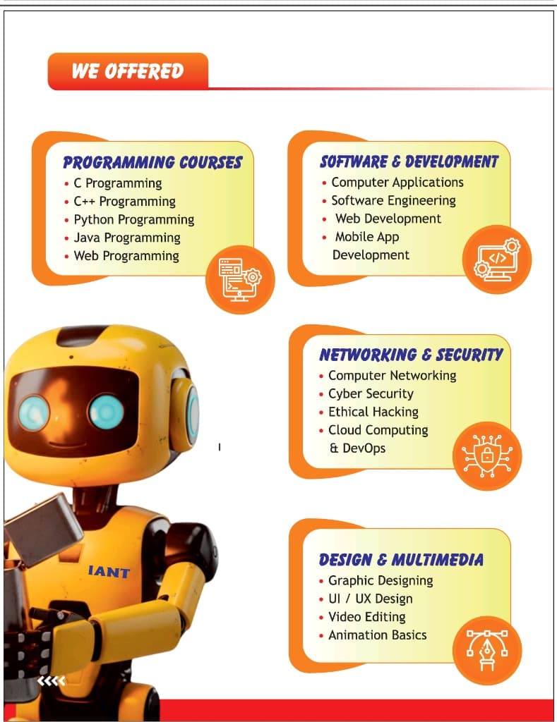 IANT Special Course Categories Brochure